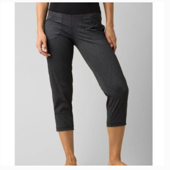 Prana Summit Capri Pant Gray Size Medium - Picture 1 of 8